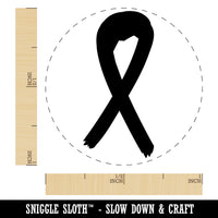 Awareness Ribbon Sketch Self-Inking Rubber Stamp for Stamping Crafting Planners