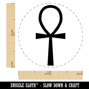 Coptic Cross Ankh Egyptian Hieroglyphic Self-Inking Rubber Stamp for Stamping Crafting Planners