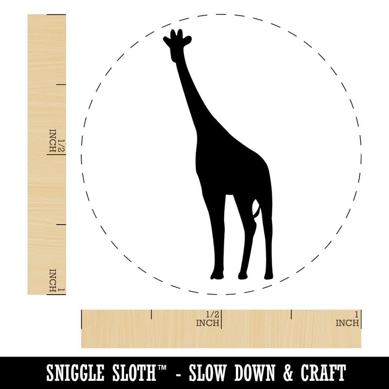 Giraffe Standing Solid Self-Inking Rubber Stamp for Stamping Crafting Planners