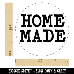Home Made Fun Text Self-Inking Rubber Stamp for Stamping Crafting Planners