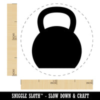 Kettlebell Weight Solid Self-Inking Rubber Stamp for Stamping Crafting Planners