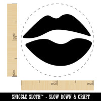 Kiss Lips Self-Inking Rubber Stamp for Stamping Crafting Planners