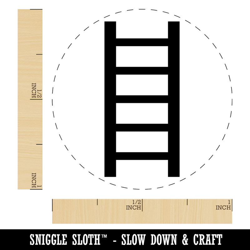 Ladder Solid Self-Inking Rubber Stamp for Stamping Crafting Planners