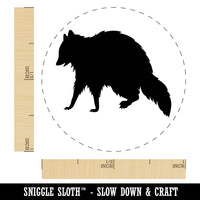 Racoon Walking Solid Self-Inking Rubber Stamp for Stamping Crafting Planners