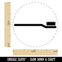 Toothbrush Icon Self-Inking Rubber Stamp for Stamping Crafting Planners