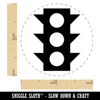 Traffic Light Icon Self-Inking Rubber Stamp for Stamping Crafting Planners