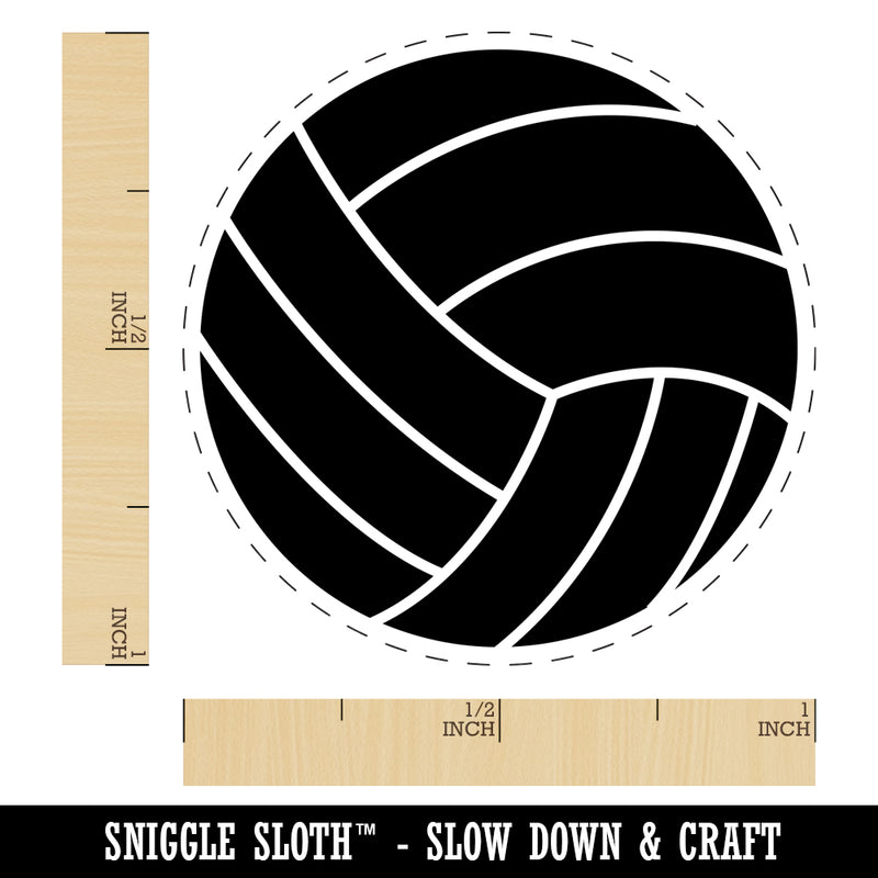 Volleyball Solid Self-Inking Rubber Stamp for Stamping Crafting Planners