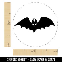 Bat Halloween Self-Inking Rubber Stamp for Stamping Crafting Planners