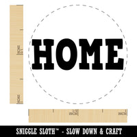 Home Fun Text Self-Inking Rubber Stamp for Stamping Crafting Planners