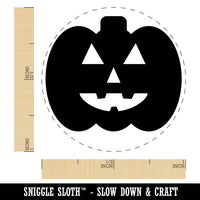 Jack O'Lantern Happy Halloween Pumpkin Self-Inking Rubber Stamp for Stamping Crafting Planners