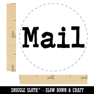 Mail Fun Text Self-Inking Rubber Stamp for Stamping Crafting Planners