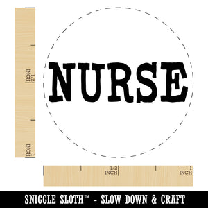 Nurse Fun Text Self-Inking Rubber Stamp for Stamping Crafting Planners