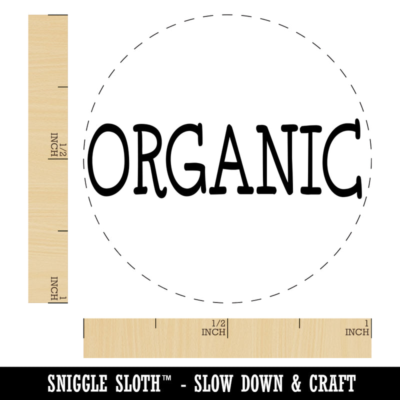 Organic Fun Text Self-Inking Rubber Stamp for Stamping Crafting Planners