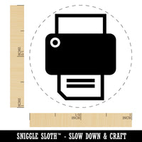 Printer Icon Self-Inking Rubber Stamp for Stamping Crafting Planners