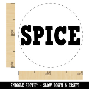 Spice Fun Text Self-Inking Rubber Stamp for Stamping Crafting Planners