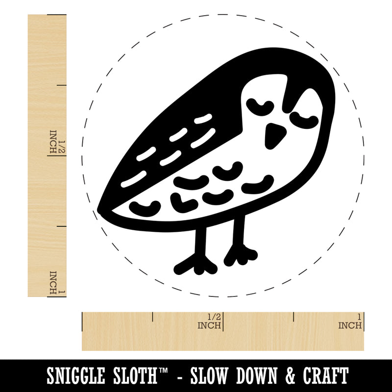 Sweet Owl Doodle Self-Inking Rubber Stamp for Stamping Crafting Planners