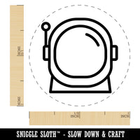 Astronaut Helmet Icon Self-Inking Rubber Stamp for Stamping Crafting Planners