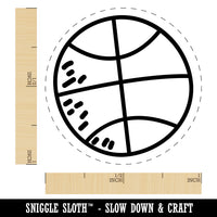 Basketball Doodle Self-Inking Rubber Stamp for Stamping Crafting Planners
