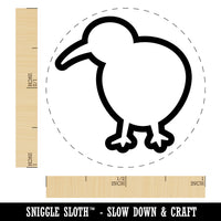 Kiwi Bird Outline Self-Inking Rubber Stamp for Stamping Crafting Planners