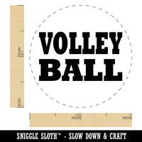 Volleyball Fun Text Self-Inking Rubber Stamp for Stamping Crafting Planners