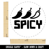 Flavor Spicy Self-Inking Rubber Stamp for Stamping Crafting Planners