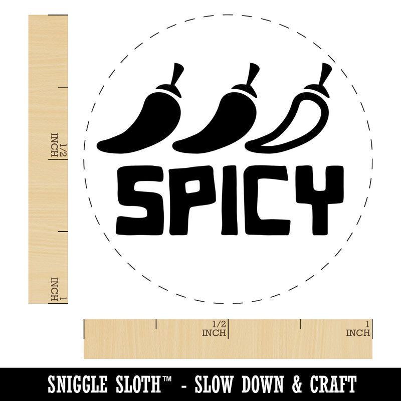 Flavor Spicy Self-Inking Rubber Stamp for Stamping Crafting Planners