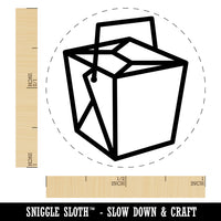 Chinese Food Take Out Box Closed Self-Inking Rubber Stamp for Stamping Crafting Planners
