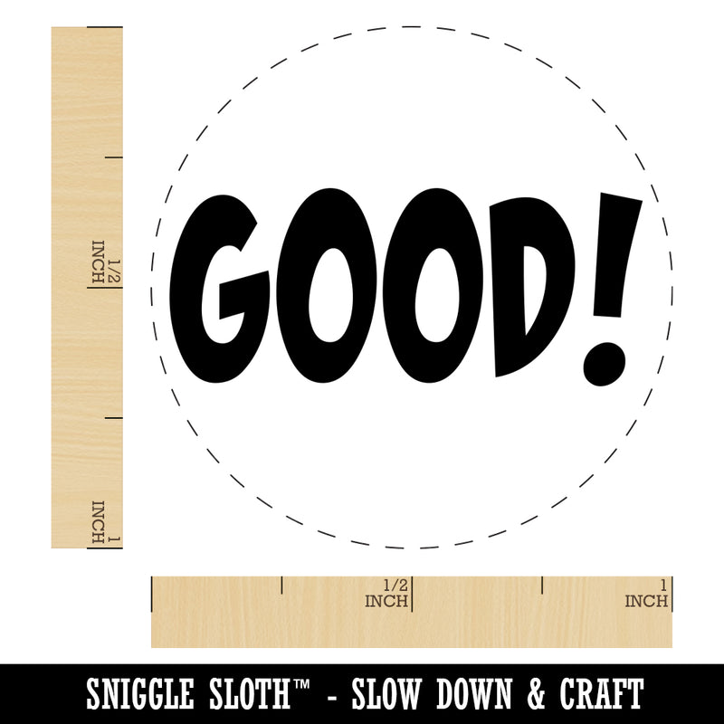 Good Teacher School Fun Text Self-Inking Rubber Stamp for Stamping Crafting Planners