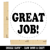 Great Job Teacher School Self-Inking Rubber Stamp for Stamping Crafting Planners