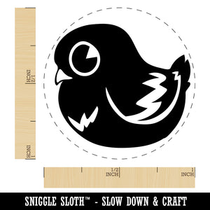 Cute Pigeon Bird Self-Inking Rubber Stamp for Stamping Crafting Planners