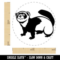 Friendly Ferret Self-Inking Rubber Stamp for Stamping Crafting Planners