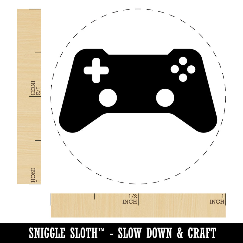 Video Game Controller Icon Self-Inking Rubber Stamp for Stamping Crafting Planners