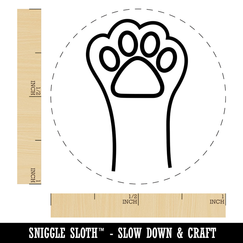 Cute Cat Paw Self-Inking Rubber Stamp for Stamping Crafting Planners