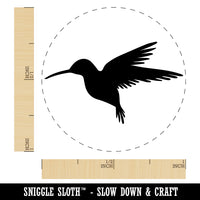Hummingbird Silhouette Self-Inking Rubber Stamp for Stamping Crafting Planners