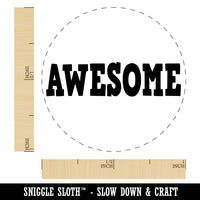 Awesome Fun Text Teacher Self-Inking Rubber Stamp for Stamping Crafting Planners