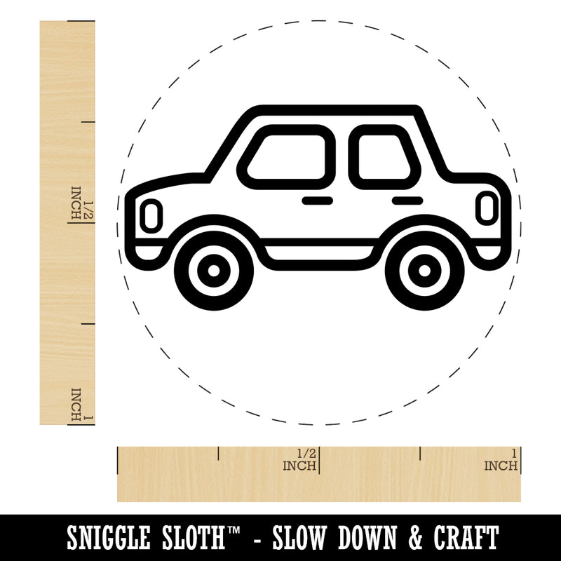 Car Vehicle Automobile Self-Inking Rubber Stamp for Stamping Crafting Planners