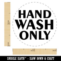 Hand Wash Only Self-Inking Rubber Stamp for Stamping Crafting Planners