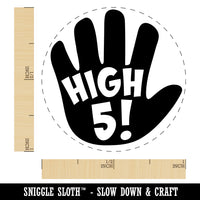 High 5 Hand Gesture Congrats Self-Inking Rubber Stamp for Stamping Crafting Planners