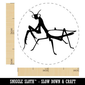 Praying Mantis Insect Self-Inking Rubber Stamp for Stamping Crafting Planners