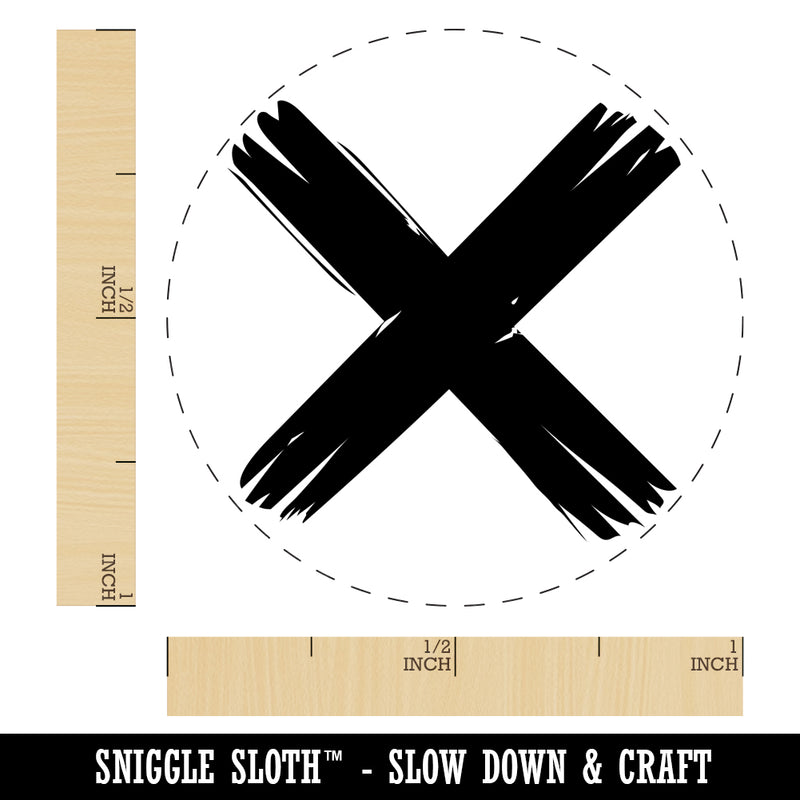 X Marks the Spot Treasure Map Self-Inking Rubber Stamp for Stamping Crafting Planners