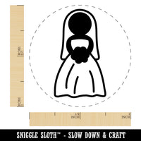 Bride Symbol Wedding Self-Inking Rubber Stamp for Stamping Crafting Planners