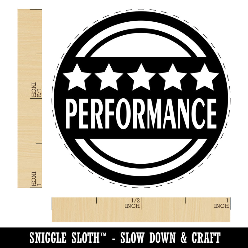 Five Star Performance Self-Inking Rubber Stamp for Stamping Crafting Planners