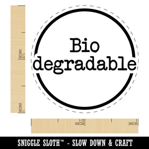 Biodegradable Typewriter Font Self-Inking Rubber Stamp for Stamping Crafting Planners