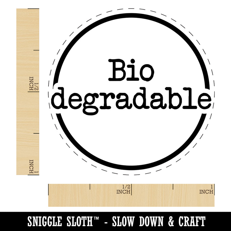 Biodegradable Typewriter Font Self-Inking Rubber Stamp for Stamping Crafting Planners