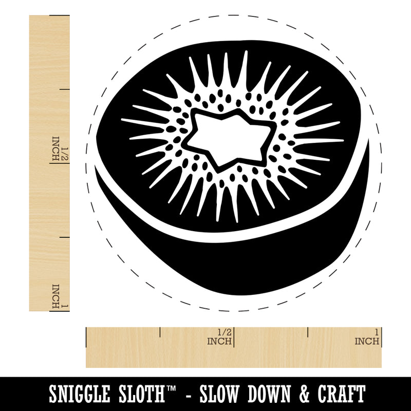 Kiwi Fruit Drawing Self-Inking Rubber Stamp for Stamping Crafting Planners