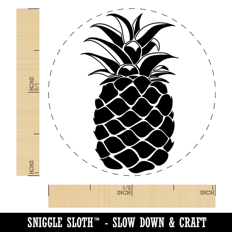 Pineapple Fruit Drawing Self-Inking Rubber Stamp for Stamping Crafting Planners