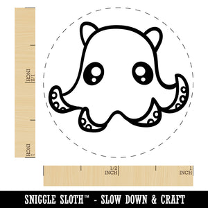 Kawaii Flapjack Octopus Self-Inking Rubber Stamp for Stamping Crafting Planners