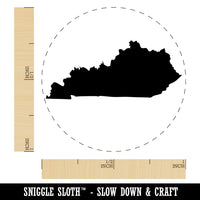 Kentucky State Silhouette Self-Inking Rubber Stamp for Stamping Crafting Planners