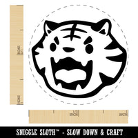 Cute and Fierce Tiger Head Self-Inking Rubber Stamp for Stamping Crafting Planners