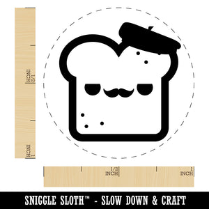 Cute and Kawaii French Toast Bread Self-Inking Rubber Stamp for Stamping Crafting Planners